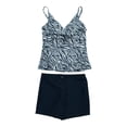 thumbnail image 1 of Traje de Baño Ocean Pacific para Dama Espalda V Tirantes Print Multicolor Talla CH 2 Piezas, 1 of 4