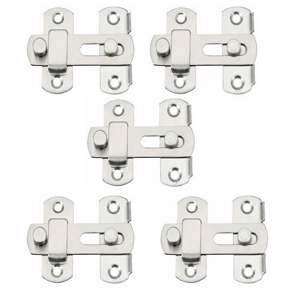 Door Latch Lock for Door and Window Sliding Lock bar Bolt barn Sliding Latch (180 Degree)