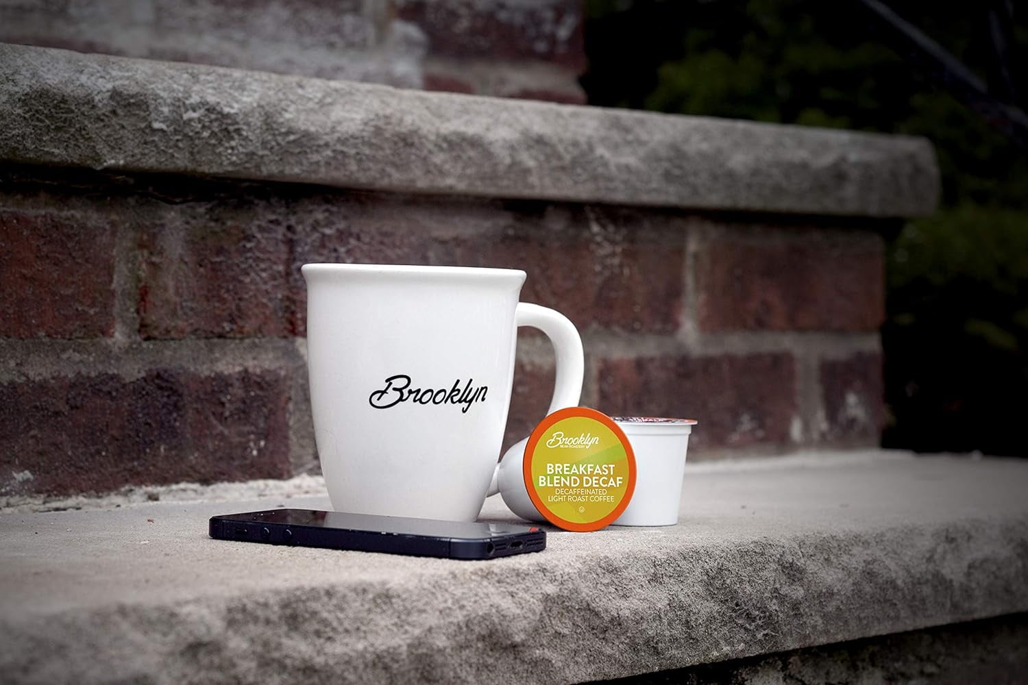 Brooklyn Bean Roastery Breakfast Blend Decaf Coffee Pods for Single-Serve Coffee Brewers, 40-Pack