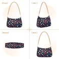 thumbnail image 7 of FORMRS Womens Shoulder Bag with Chain Strap Clutch Purse Cute Tote Handbag, Red Starry Pattern, 7 of 7