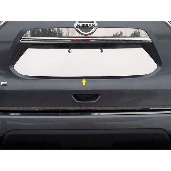 Stainless License Plate Bezel 1Pc Fits 2014-2020 Nissan Rogue LP14535 QAA