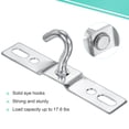 thumbnail image 5 of Uxcell 93mm Ceiling Hooks Wall Mount Hanger Galvanized Iron, 4 Count, 5 of 5