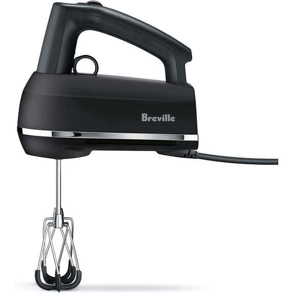 Breville Handy Mix Scraper Hand Mixer, Black Truffle