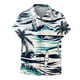 thumbnail image 4 of Shirt For Men Casual Fashion Summer Short Sleeve Buttons Printed T Shirt Top 2XL, 4 of 5