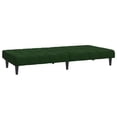 thumbnail image 6 of vidaXL 2-Seater Sofa Bed Dark Green Velvet, 6 of 9