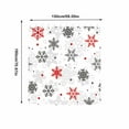 thumbnail image 3 of Btomtd Christmas Themed Shower Curtain for Bathroom, Water Proof Shower Curtain Liner for Dry and Wet Separation, Warm Shading Shower Curtain for Holiday Season - 59.05"x70.86", A, 3 of 8