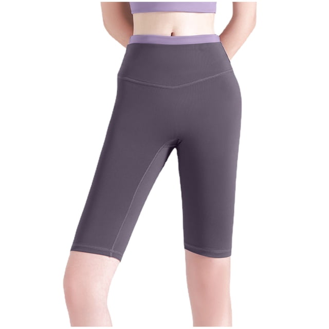 Birdeem Pantalon Capri de Yoga pour Femmes, Couleur Unie Assortie, Effet Rehausse-Fesses, Taille Haute, Pantalon d'Exercice