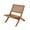Natural, variant on Balkene Home Natural Lounge Chair Acacia Wood, Black Folding Low Slung Portable Indoor, outdoor