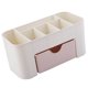 thumbnail image 4 of Organizador de maquillaje de cosméticos, organizador de maquillaje 1 cajón para baño para el hogar rosa, 4 of 8