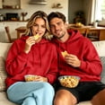 thumbnail image 6 of Bigetiay Snack Hoodie for Women Men, Pet Carrier Animal Holder Hoodie, Kangaroo Pouch Hoodie with Large Pocket Pullover Sweatshirt Winter Clothes, Size XL, 6 of 7