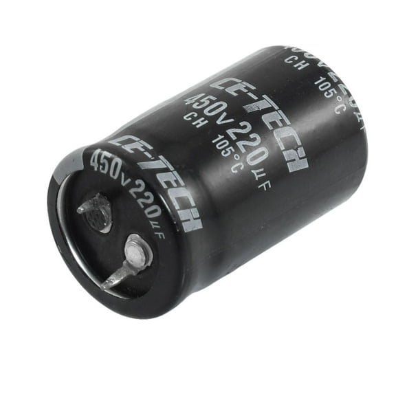 Unique Bargains 450V 220uF 105 Degree Celsius Radial Aluminum Electrolytic Capacitor