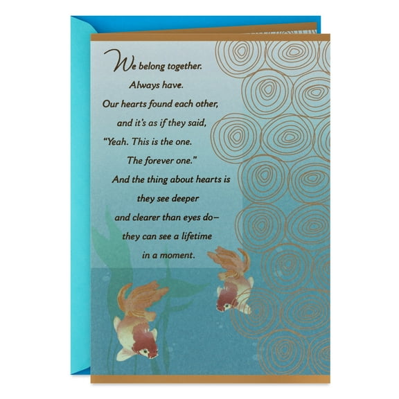 Hallmark Romantic Birthday Card for Husband (Our Hearts Found Each Other)