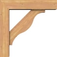 thumbnail image 3 of Ekena Millwork 5 1/2"W x 22"D x 22"H Funston Block Smooth Bracket w/ Offset Brace, Western Red Cedar, 3 of 25