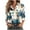 Sky Blue#01, variant on Snzhen Leisure Tops for Women Women's Long Sleeved Regular Casual Series Printed Lapel Button Up Shirt Pink XL