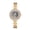 Goldgray, variant on Women's Full Rhinestone Sunburst Bezel Luxury Watch: Rhinestone Markings Removable Band Round Analog Quartz Watch for Women