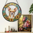 thumbnail image 6 of 89Bloom Chihuahua Window Hanging Stained Glass, Chihuahua Suncatchers for Windows Stained Glass, Stained Glass Dog suncatcher, Dog Stained Glass, 6 of 8