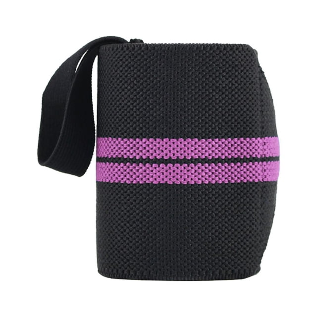 Langgg Wrist Wrap Lifting Gym Fitness Strap Power Hand Support Band Compression Relief Straps Sweat-resistant Wristbands Pink 2Set