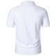 thumbnail image 5 of pstuiky Mangas cortas para hombre, Camisa de manga corta con cuello vuelto, versátil, de color liso y estilo informal para hombre ropa de hombre m, 5 of 5