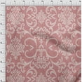 thumbnail image 4 of oneOone Viscose Jersey Medium Pink Fabric Damask Sewing Fabric By The Yard Printed Diy Clothing Sewing Supplies 60 Inch Wide, 4 of 4