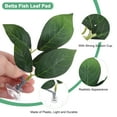 thumbnail image 2 of Uxcell 3-Pack Almohadón de Hoja para Peces Betta, Almohadón de Planta en Forma de Hoja, Cama de Descanso para Peces para Decoraciones de Acuario [Verde, en Forma de Hoja], 2 of 7