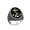 Black-Gold-Tone, variant on Bling Jewelry Mens Oval Signet Nautical Rope Anchor Ring Two Tone Sterling Silver Made In Turkey