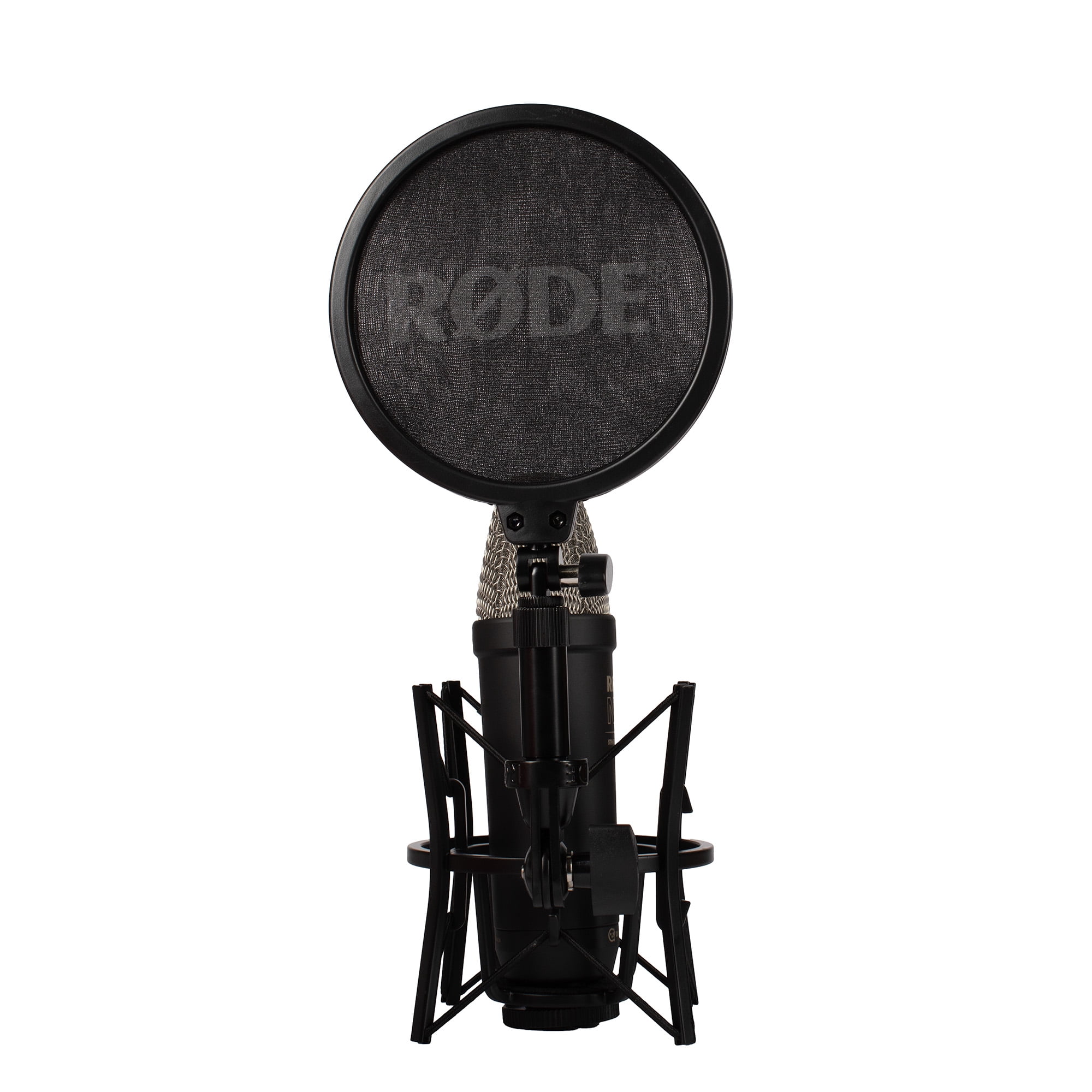 RØDE NT1 5th Generation Large-diaphragm Studio Condenser Microphone with XLR and USB Outputs, Shock Mount and Pop Filter for Music Production, Vocal Recording and Podcasting (Black)