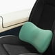 thumbnail image 2 of Cojín de soporte lumbar ergonómico, espuma con memoria, respaldo de silla de oficina, verde matcha y gris, 2 of 4