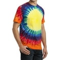 thumbnail image 3 of Mafoose Mens Short Sleeve Window Tie-Dye T-Shirt Rainbow Small, 3 of 5