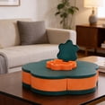 thumbnail image 3 of BotaniNest Rotating Snack Platter With Lid Perfect Dip And Serving Tray For Parties Picnics And Travel, 3 of 5
