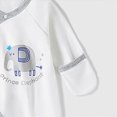 thumbnail image 5 of CAUYDY 3-6M 9-12M 18-24M Gift for Newborn Baby Boy Sleepers Preemie Clothes Long Sleeve Jumpsuit Fall Winter Infant Boys Romper Toddler Pajamas Grey for Sizes 1-3 Months, 5 of 6