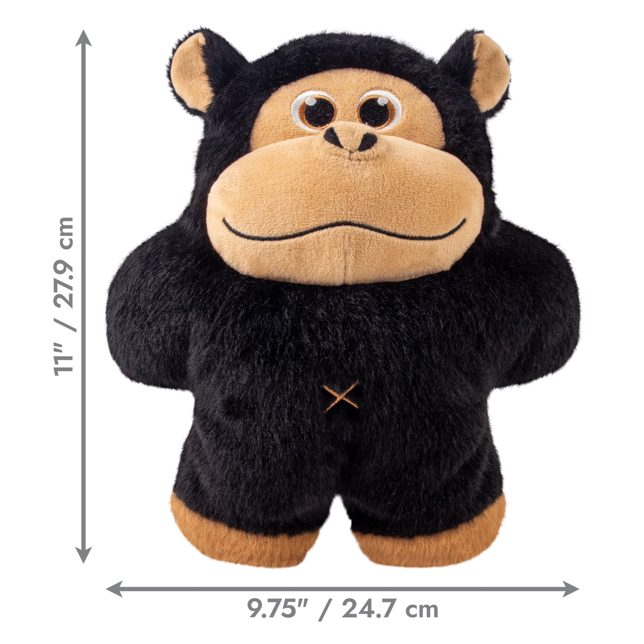 KONG® Snuzzles Plush Squeaker Dog Toy, Gorilla, Extra Large