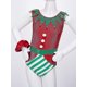 thumbnail image 5 of Leotardos gimnásticos de Navidad para niña con diadema, traje sin mangas, traje de baile atlético, disfraz de elfo de Navidad, Ropa de baile de Ballet de Navidad, 5 of 5