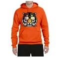 thumbnail image 2 of Funny Neon Summer California Beach Tiger | Mens Animal Lover Hooded Sweatshirt Graphic Hoodie, Orange, 3XL, 2 of 4