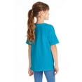 thumbnail image 5 of Hanes B31500774 Essential-T Youth T-Shirt, Teal - Medium, 5 of 6