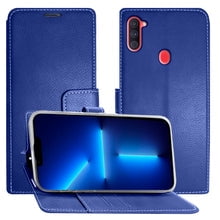Funda Cartera Molan Cano Issue Diary Para Samsung Galaxy A11 Azul Marino Molan Cano Funda tipo de Cartera