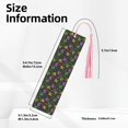 thumbnail image 3 of Kdxio Mardi Gras6 Print Metal Tassel Bookmarks,Perfect Gift for Art Lovers and Bookworms Metal Bookmarks for Women, 3 of 8