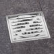 thumbnail image 4 of Desagüe de Piso de Baño Antiolor Cuadrado de Acero inoxidable, Diseño de Coladar Tasa de Deneze de Agua Rápida de Gran Calibre para Cocina, Baño, Garaje, Sótano, 4 of 7