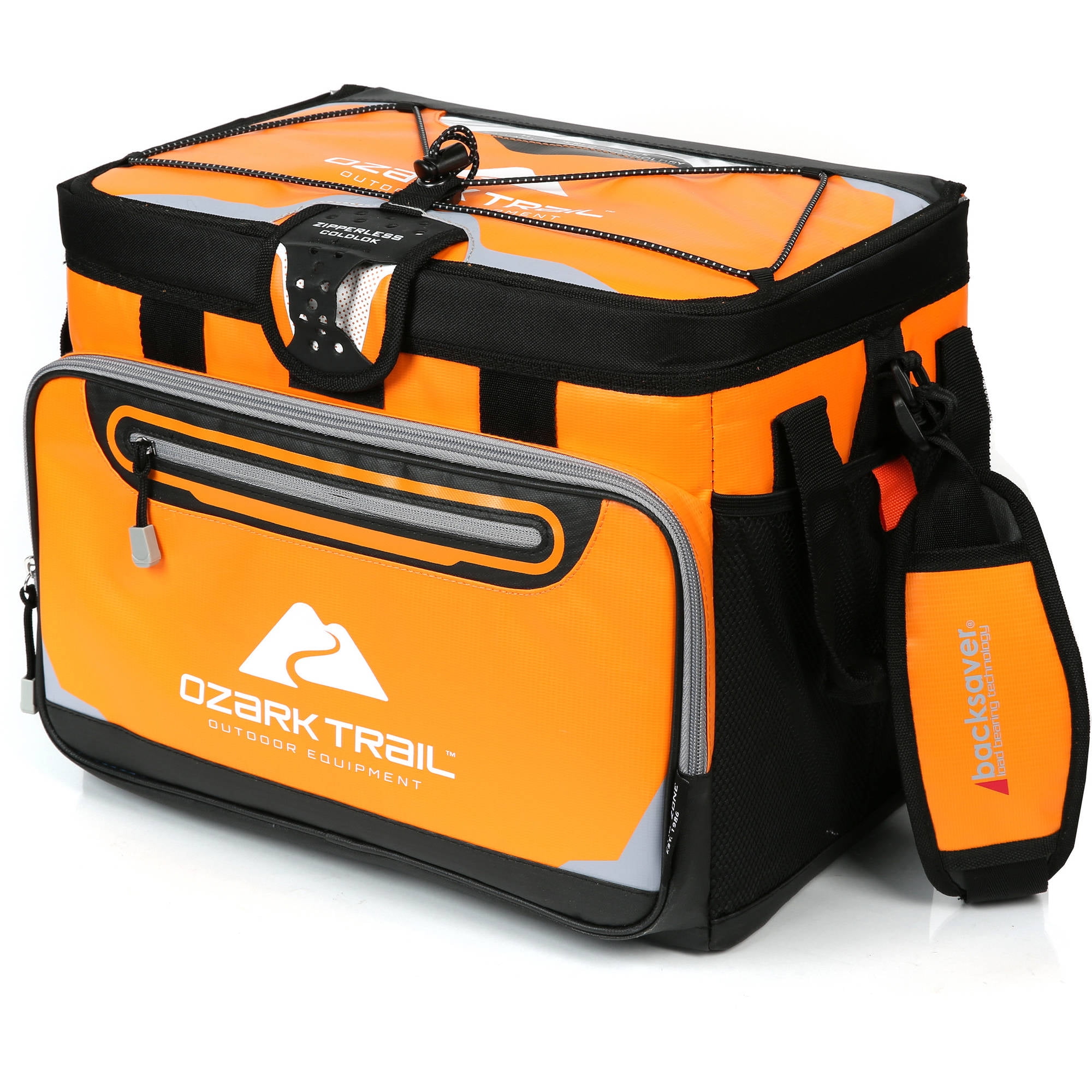 Ozark Trail 30-Can Zipperless Cooler, Orange by California Innovations