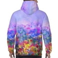 thumbnail image 5 of Bingfone Colorful Purple Cosmos Flower Men'S Drawstring Hoodie Long Sleeve Pocket Sweatshirts-Xx-Large, 5 of 9