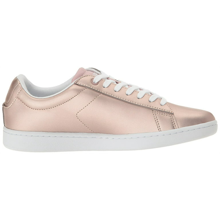 Lacoste Women's Carnaby Evo Fashion Sneaker, Pink -