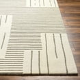 thumbnail image 3 of Hauteloom Kira Wool Living Room, Bedroom Area Rug - Contemporary - Bone, Multi Brown, Cloud Gray - 18" x 18" Sample, 3 of 6