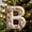 B-01, variant on FACESOW Plastic Alphabet Ornament for Holiday Tree, 3.15 x 3.15 Inches 2D Christmas Letter Hanging Pendant for Home and Window Decor, K Style