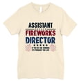 thumbnail image 5 of FLAGWIX Funny American Gifts - Assistant Fireworks Director, 4th Of July Gifts - Mens Shirts, 5 of 6