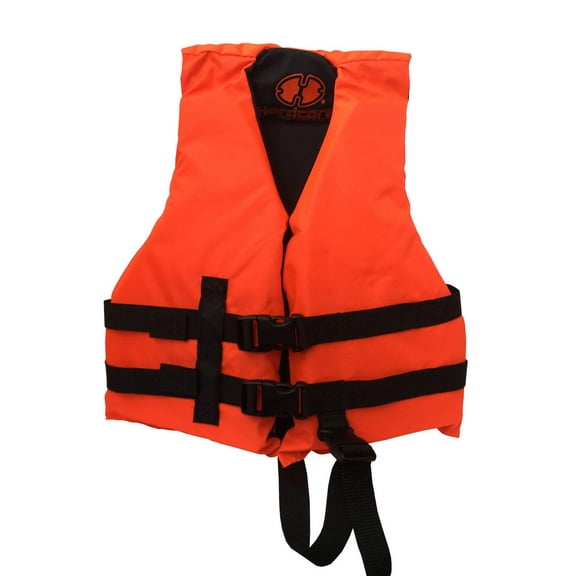 Hardcore Water Sports Hardcore life jacket paddle vest for toddlers and little kids from 30-50 pounds; Coast Guard approved Type III PFD life vest flotation device; Jet ski, wakeboard, hardshell kayak