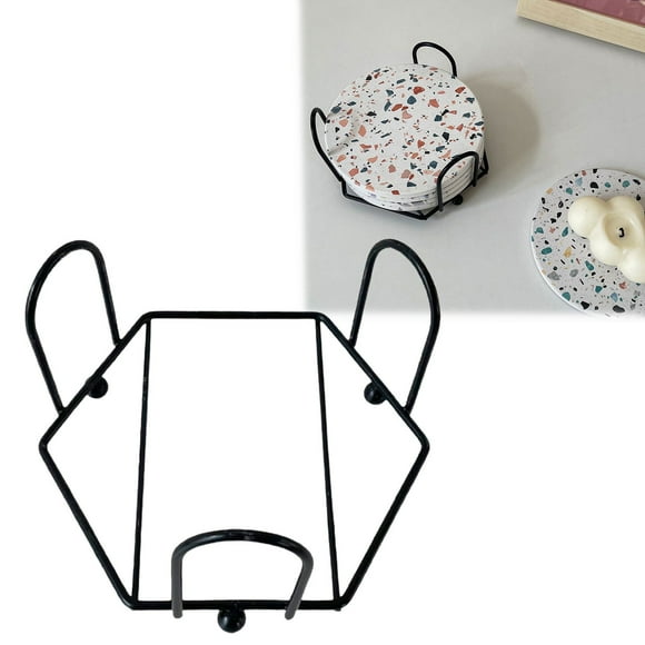 Round Heat-Insulating Cup Mat Bowl Mat Storage Rack, Travelwant for Drinks Absorbent Drink Farmhouse Style Absorbent Drink for Table Housewarming for New Home
