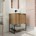 thumbnail image 2 of beingnext  24"/30"/48" Bathroom Vanity with Sink, Freestanding Bathroom Vanity with Soft Close Door & Drawer and Open Shelf 29.5"W x 18.1"D x 35"H -, 2 of 5
