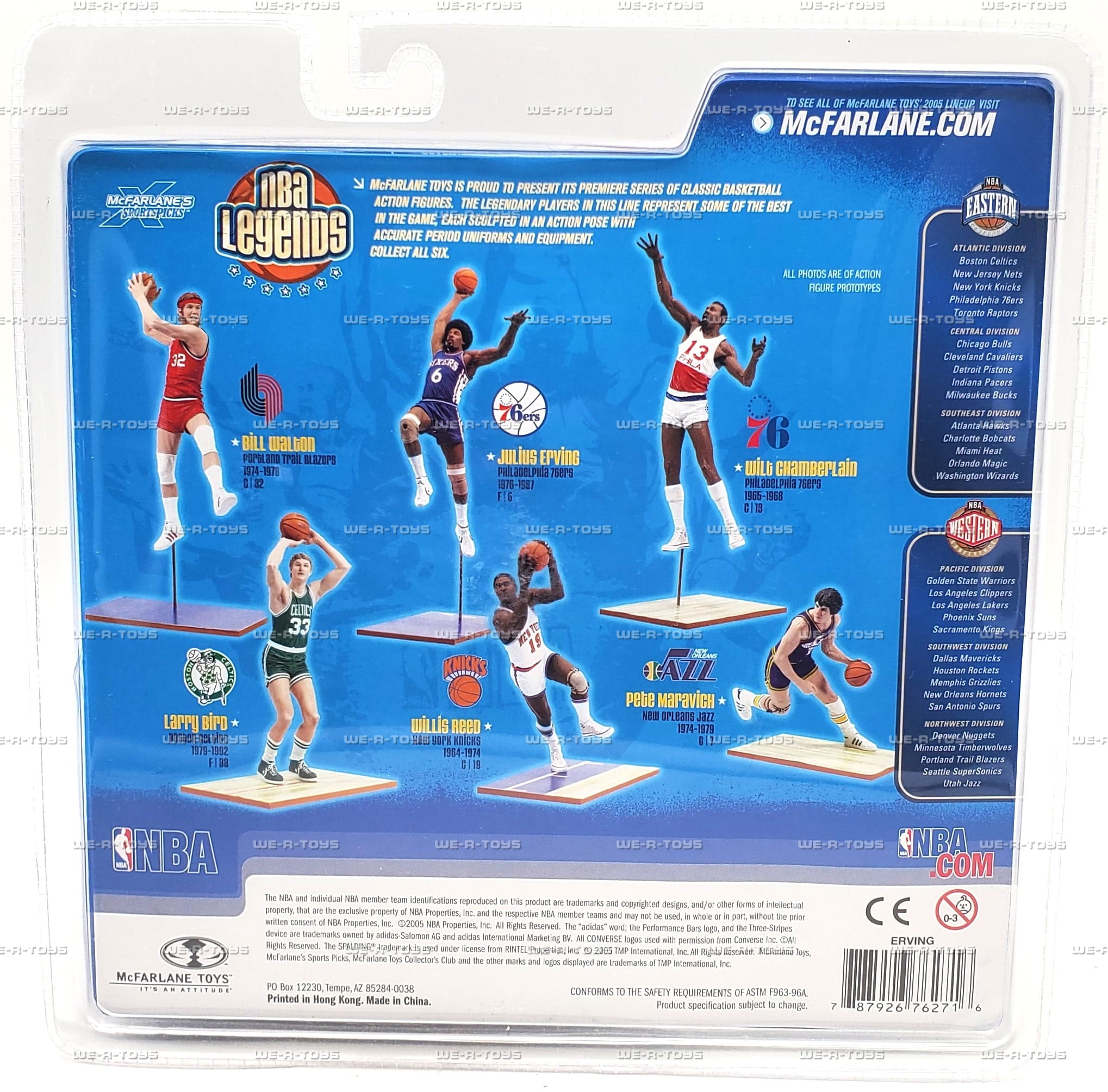 McFarlane NBA Sports Picks Legends Series 1 Julius Erving Action