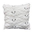 thumbnail image 3 of Halloween Embroidered Pumpkin Ghost Throw Pillow Cover, 18x18 Farmhouse Cushion Case, Soft Polyester, Hidden Zipper, Fall Decor for Sofa Bed by MPOISVA, 3 of 7