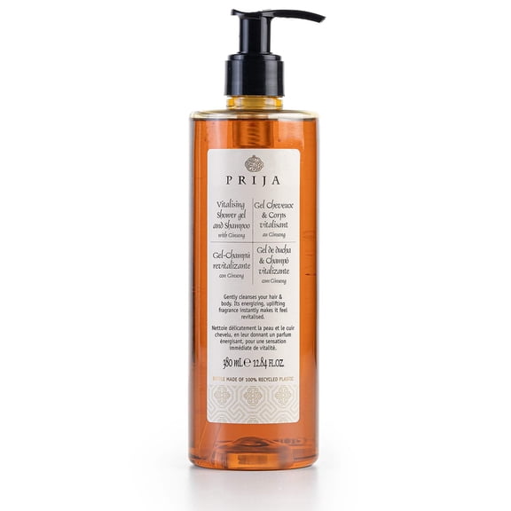 Prija Vitalizing Shower Gel and Shampoo (12.84 Fluid Ounce)