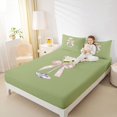 thumbnail image 3 of Manfei Cute Bowknot Goblet Bed Sheets,Pink Girly Bowtie Full Size Sheets,4pcs,1 Flat Sheet,1 Fitted Sheet and 2 Pillowcases, 3 of 6